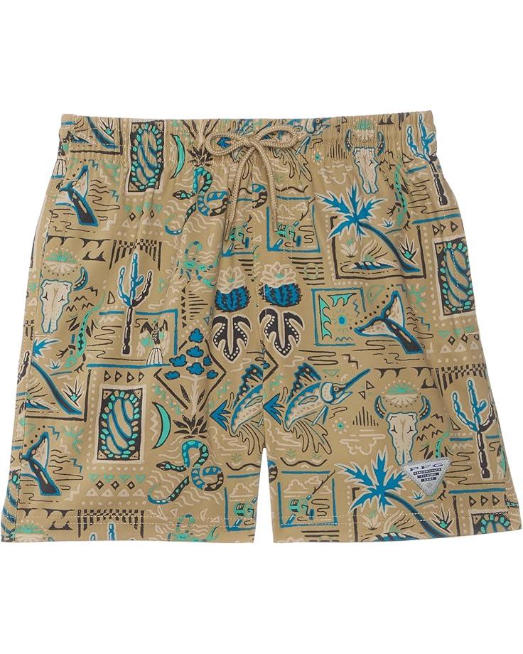 6pm Columbia Kids PFG Rambler Printed Water Shorts (Little Kid/Big Kid)