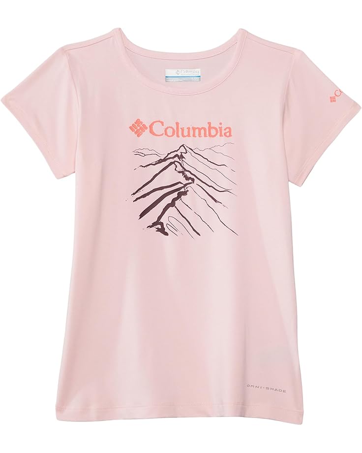 6pm Columbia Kids Tech Trail Short Sleeve Graphic Shirt (Little Kid/Big Kid)