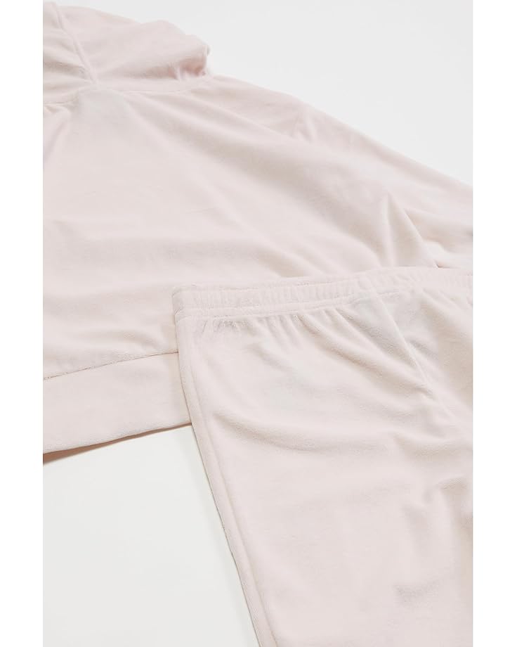 6pm Converse Kids Velour Pullover Hoodie & Flare Legging Set (Little Kid)