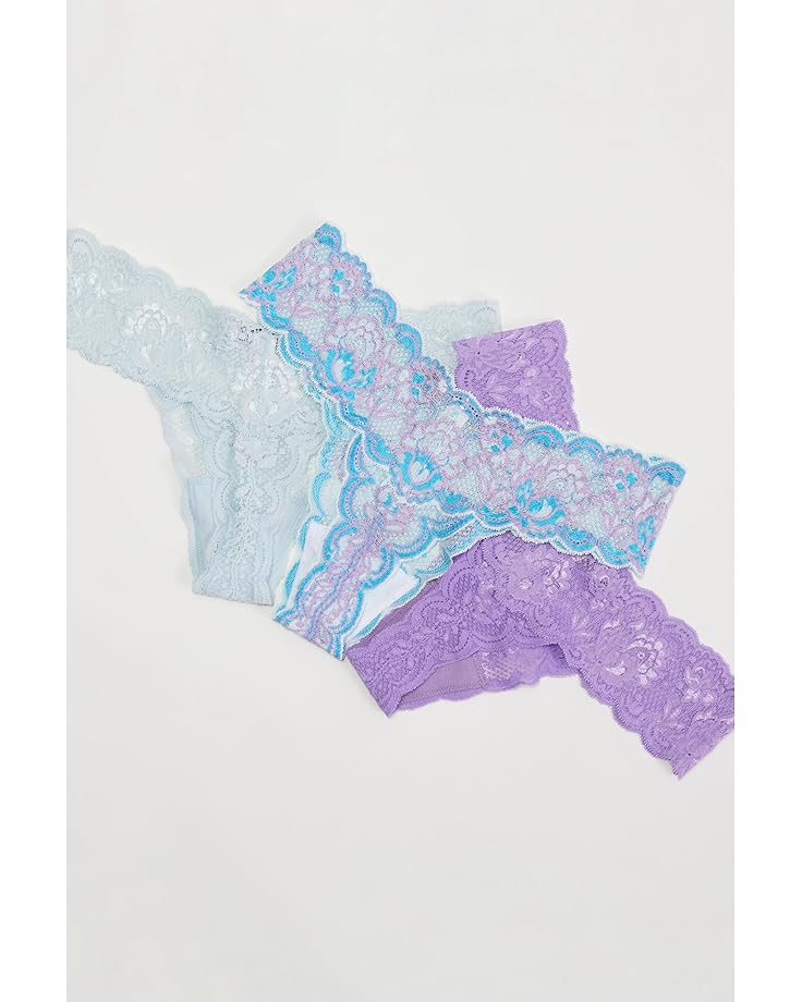 6pm Cosabella Never Say Never Solid Print Mix Cutie Thong 3-Pack Women's