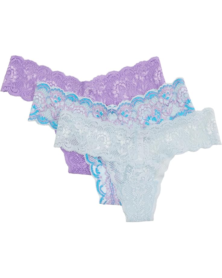 6pm Cosabella Never Say Never Solid Print Mix Cutie Thong 3-Pack Women's