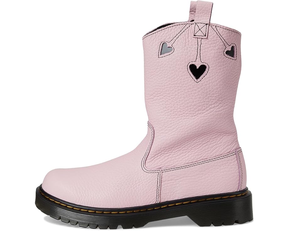 6pm Dr. Martens Kid's Collection Bex Heart P-O Boot Youth (Big Kid)