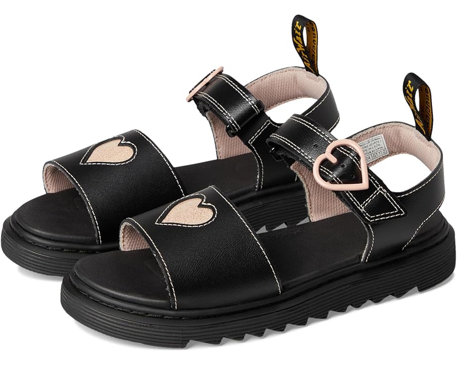 6pm Dr. Martens Kid's Collection Marlowe Hearts (Big Kid)