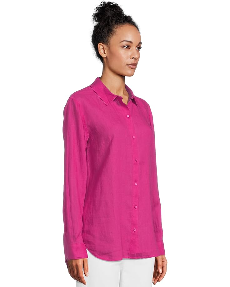 6pm Eileen Fisher Classic Collar Long Shirt Women's