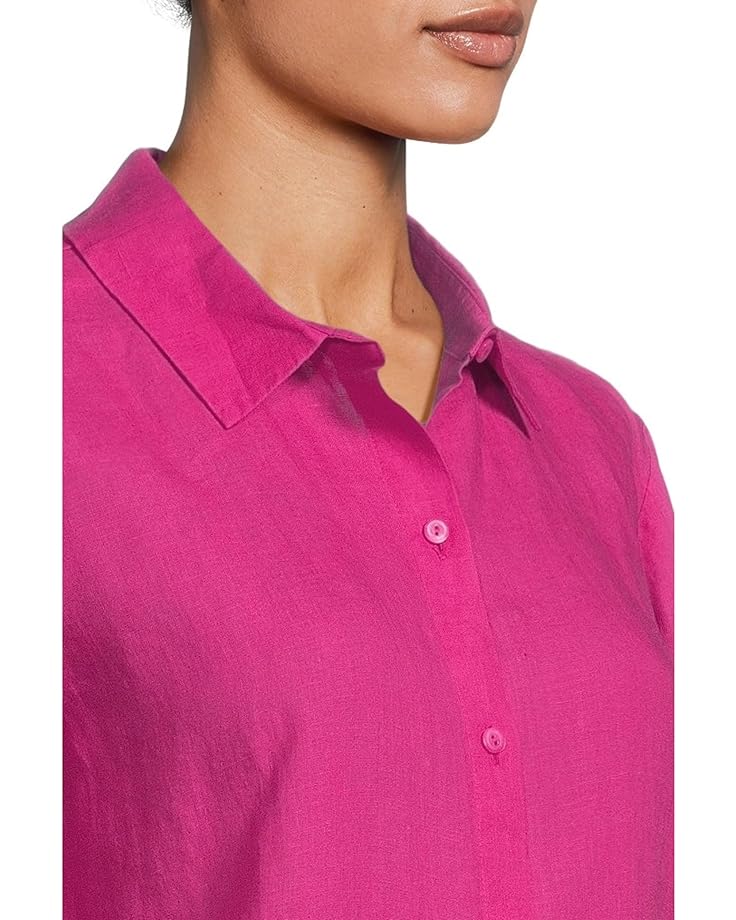 6pm Eileen Fisher Classic Collar Long Shirt Women's