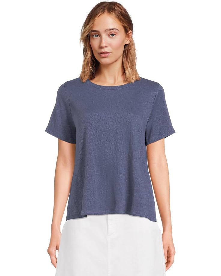 Eileen Fisher Crew Neck Short Sleeve Tee Women's