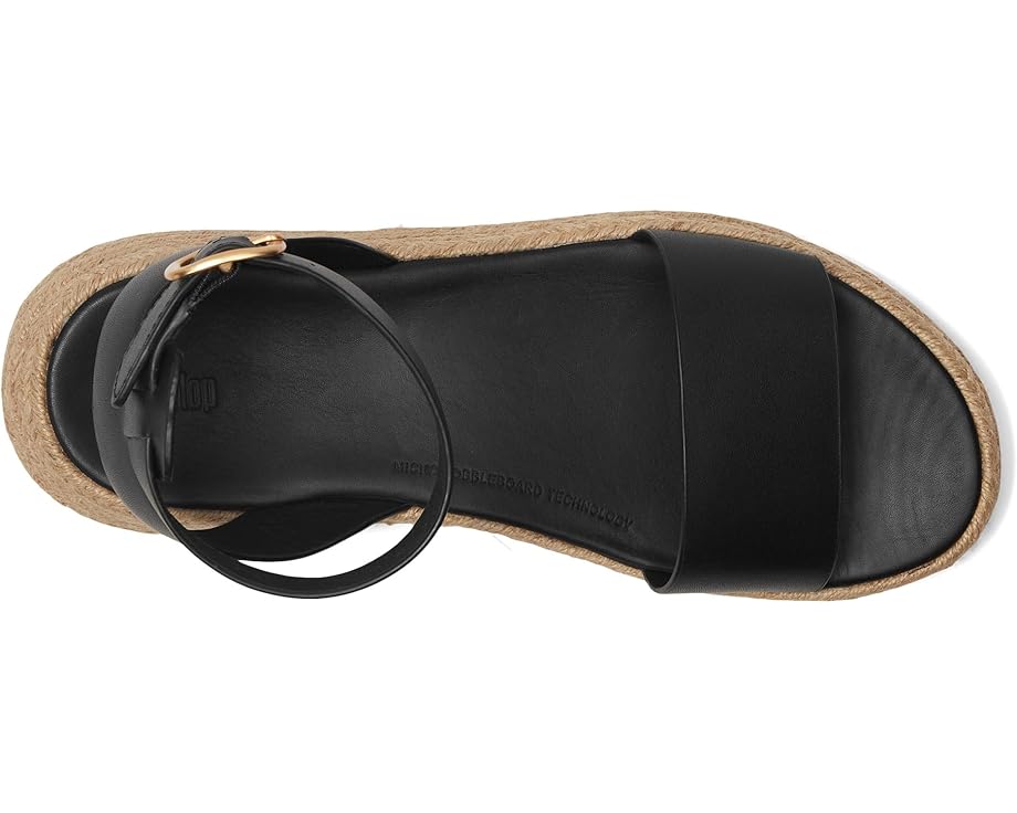 6pm FitFlop F-Mode Espadrille Leather Flatform A/Strap Sandals Women's