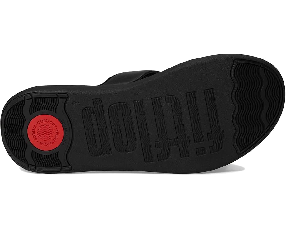 FitFlop F-Mode Go Beadie-Button Adj. Flatform 2-Bar Slides Women's