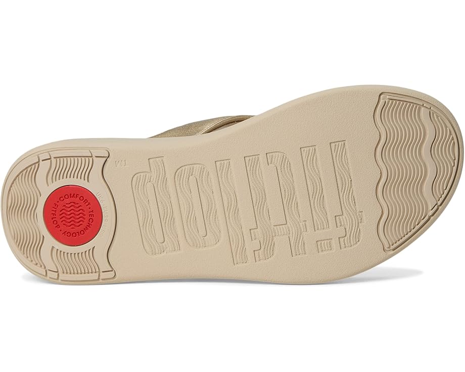 FitFlop F-Mode Go Beadie-Button Adj. Flatform Toe/Post Sandals Women's