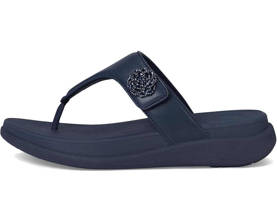 FitFlop F-Mode Go Beadie-Button Adj. Flatform Toe/Post Sandals Women's
