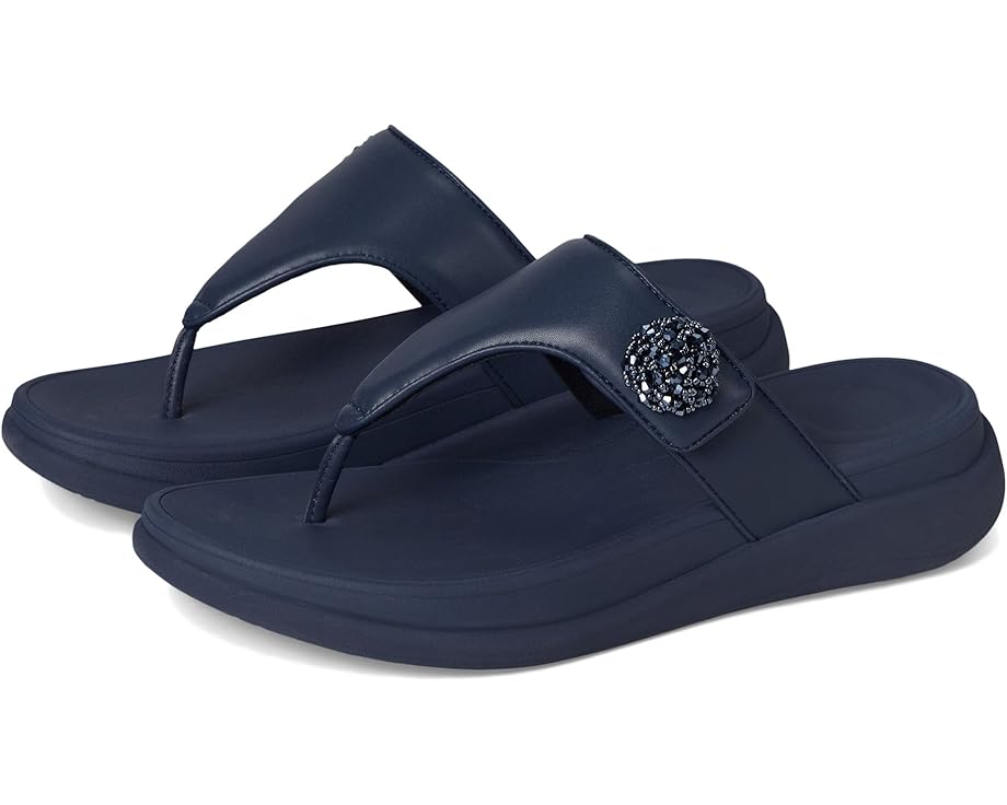 FitFlop F-Mode Go Beadie-Button Adj. Flatform Toe/Post Sandals Women's