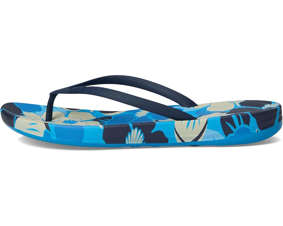 FitFlop Iqushion Flowerz Ergonomic Flip-Flops Women's