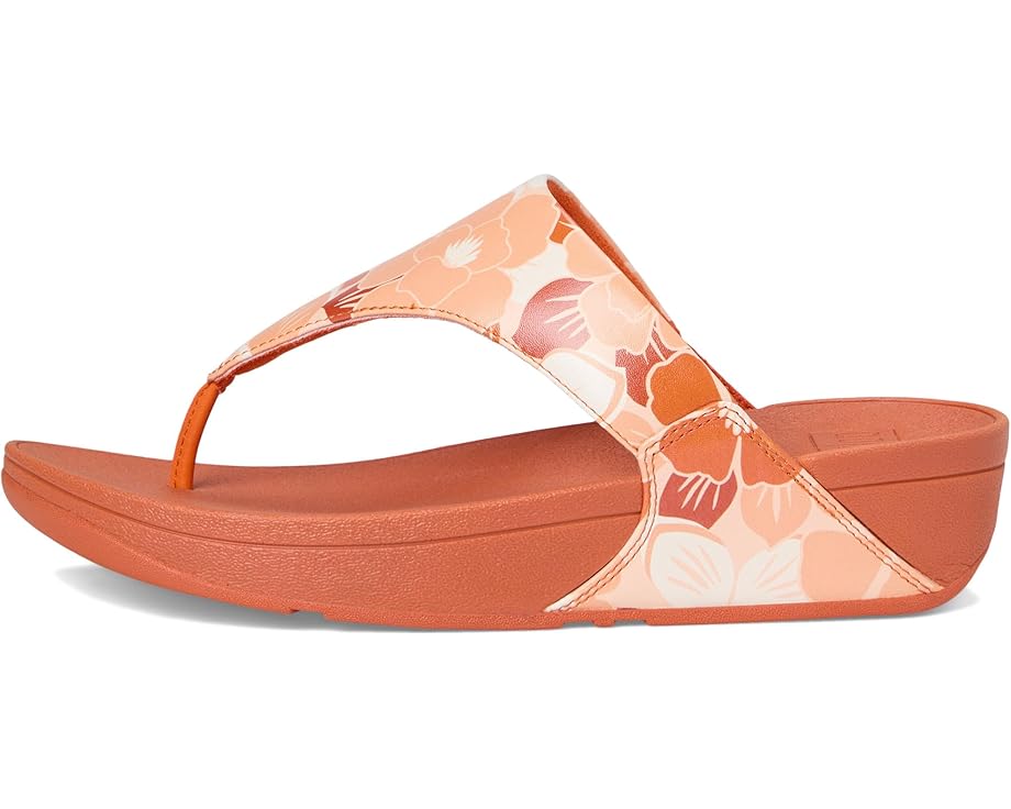 6pm FitFlop Lulu Flowerz Leather Toe-Post Sandals Women's