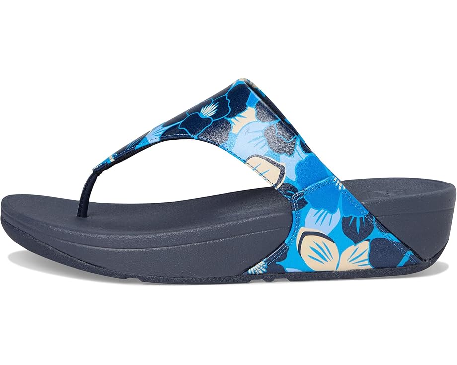 6pm FitFlop Lulu Flowerz Leather Toe-Post Sandals Women's