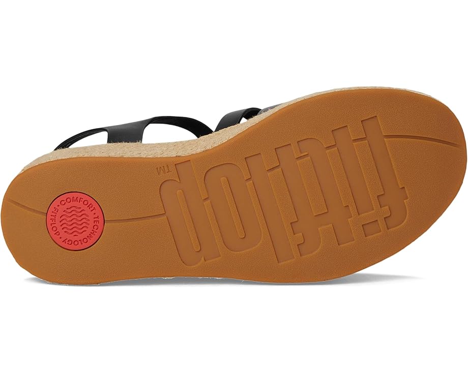 6pm FitFlop PLATFFORMS Espadrille Leather Fisherman Wedge Sandals Women's