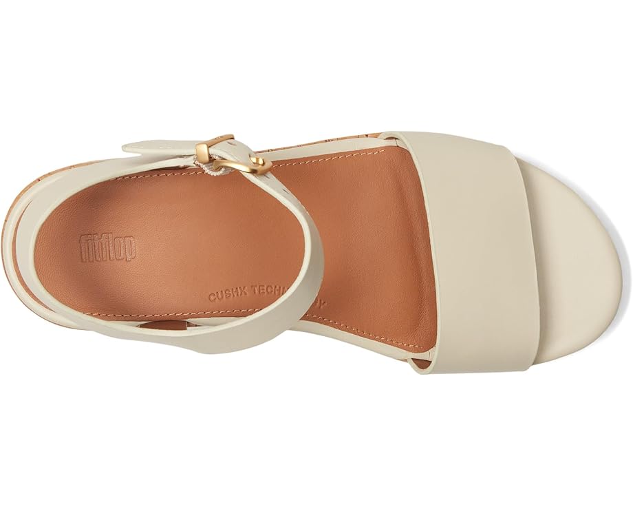 6pm FitFlop Platfforms Leather/Cork Heeled Ankle-Strap Sandals Women's