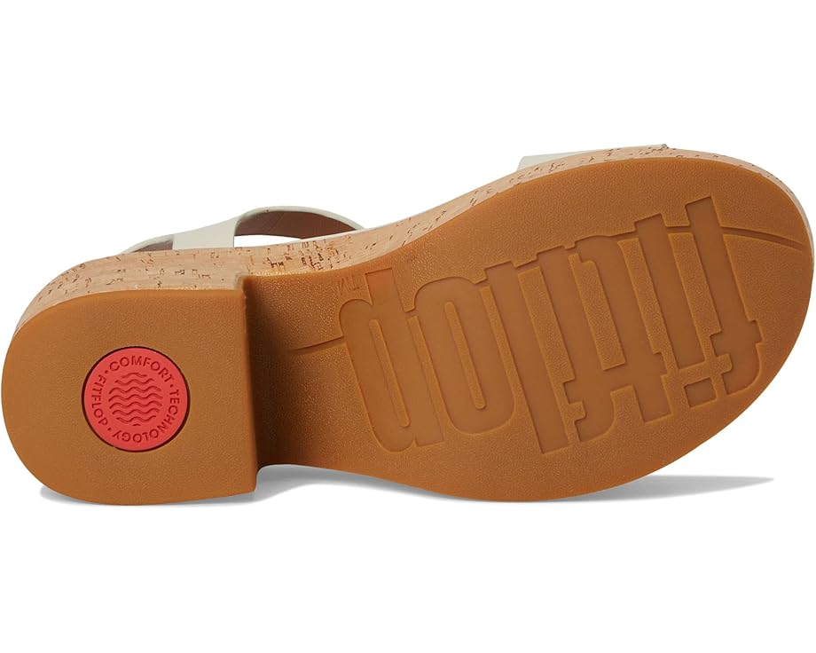 6pm FitFlop Platfforms Leather/Cork Heeled Ankle-Strap Sandals Women's