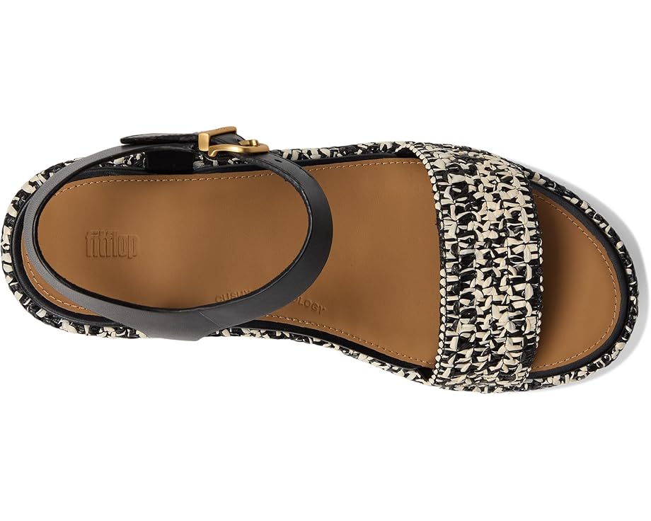 FitFlop Platfforms Woven Wedge Ankle-Strap Sandals Women's