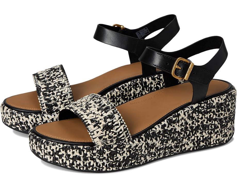 FitFlop Platfforms Woven Wedge Ankle-Strap Sandals Women's