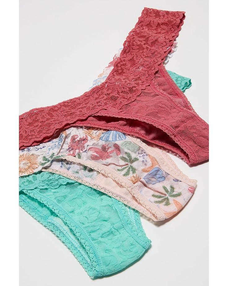 6pm Hanky Panky Signature Lace Low Rise Thong 3-Pack Women's
