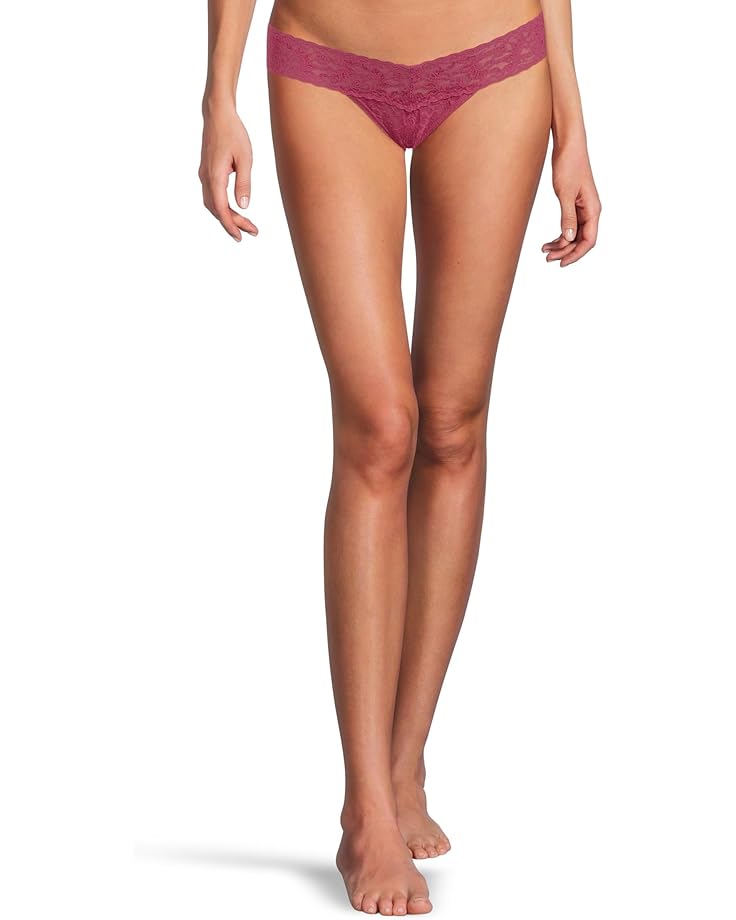 6pm Hanky Panky Signature Lace Low Rise Thong Women's