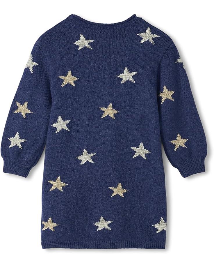 Hatley Kids Blue Starlight Easy Sweater Dress (Toddler/Little Kid/Big Kid)