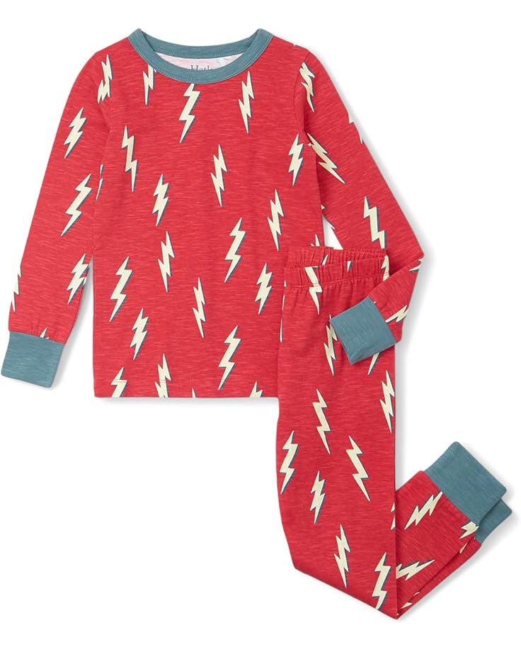 6pm Hatley Kids Cool Bolts Stretch Cotton Pajama Set (Toddler/Little Kid/Big Kid)