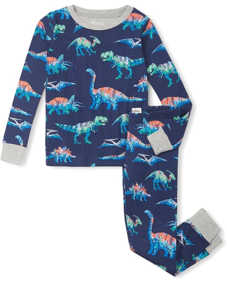 6pm Hatley Kids Imagine Dinos Cotton Pajama Set (Toddler/Little Kid/Big Kid)
