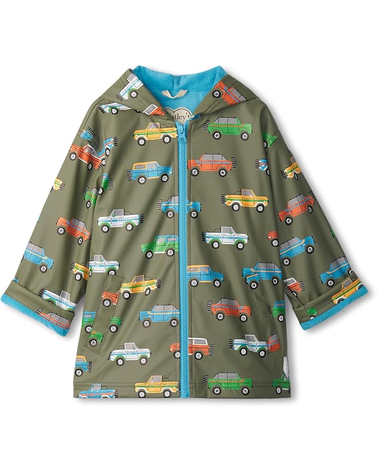 Hatley Kids Off Roading Zip Up Rain Jacket (Toddler/Little Kid/Big Kid)