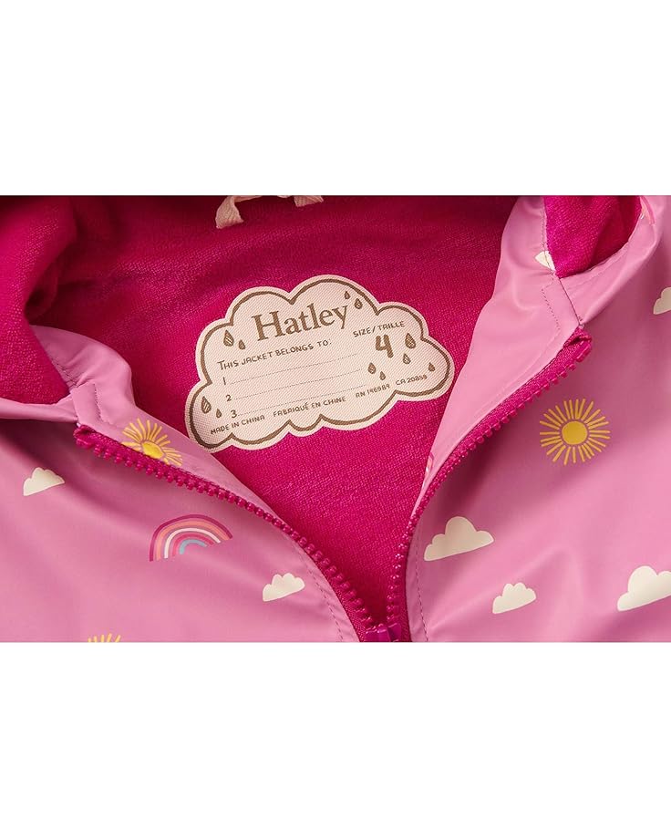Hatley Kids Sun Charms Zip-Up Rain Jacket (Toddler/Little Kid/Big Kid)