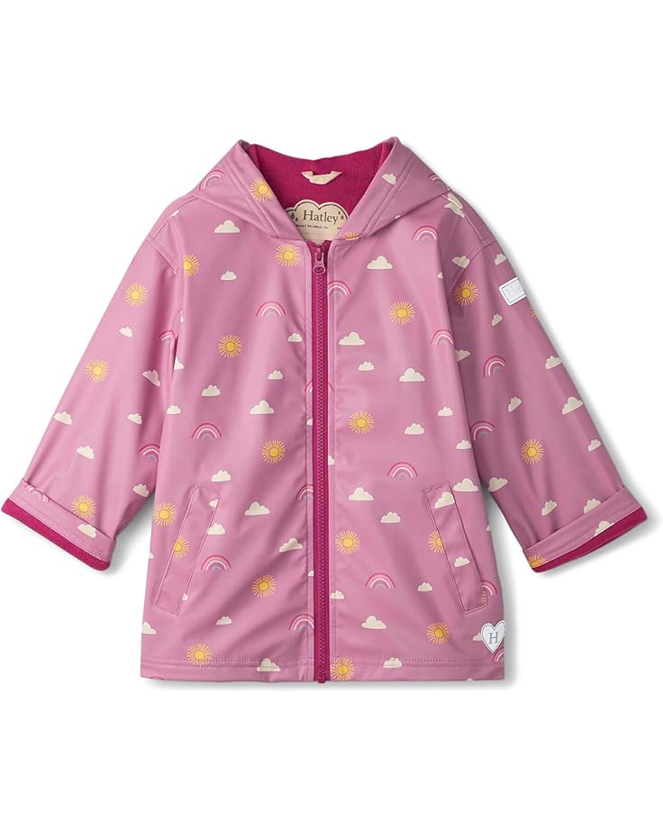 Hatley Kids Sun Charms Zip-Up Rain Jacket (Toddler/Little Kid/Big Kid)