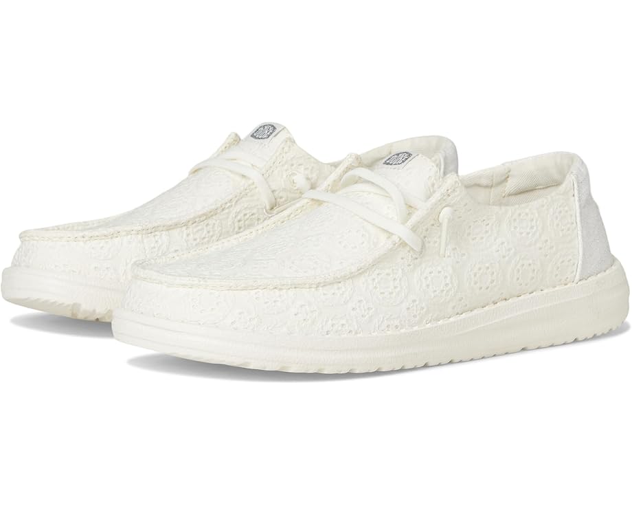 6pm Hey Dude Kids Wendy Eyelet Lace (Little Kid/Big Kid)