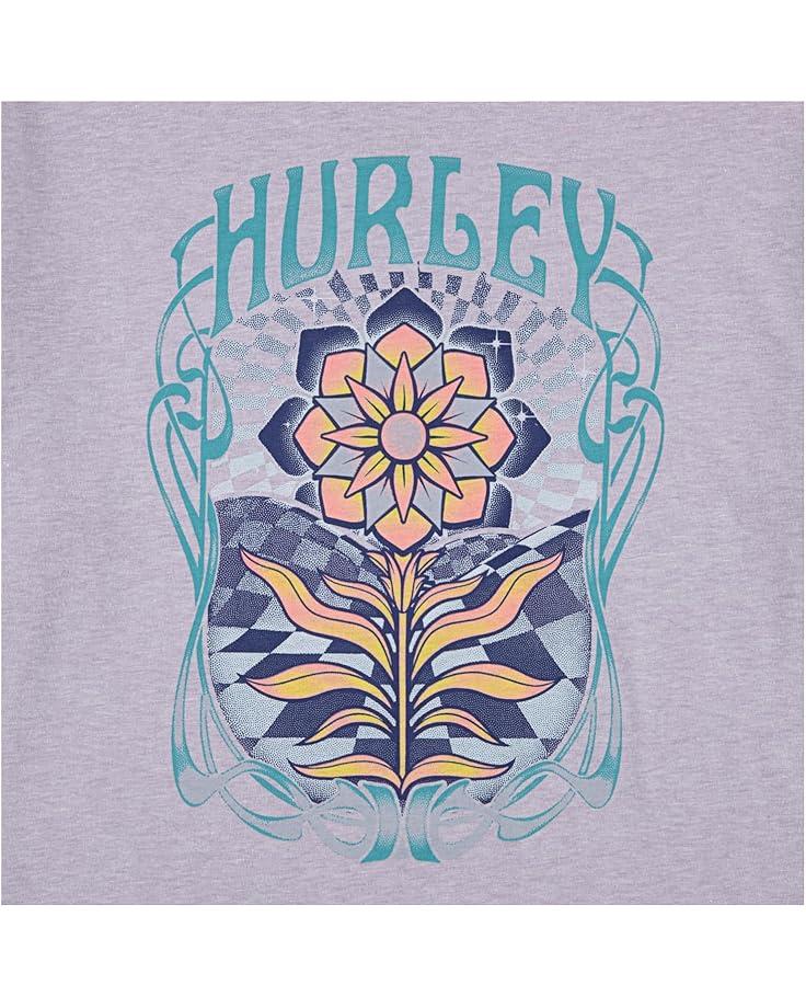 6pm Hurley Kids Cosmic Blooms Oversized Tee (Big Kid)