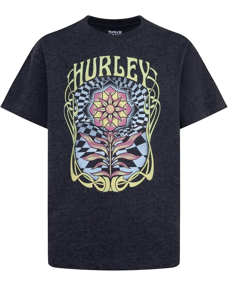 6pm Hurley Kids Cosmic Blooms Oversized Tee (Big Kid)