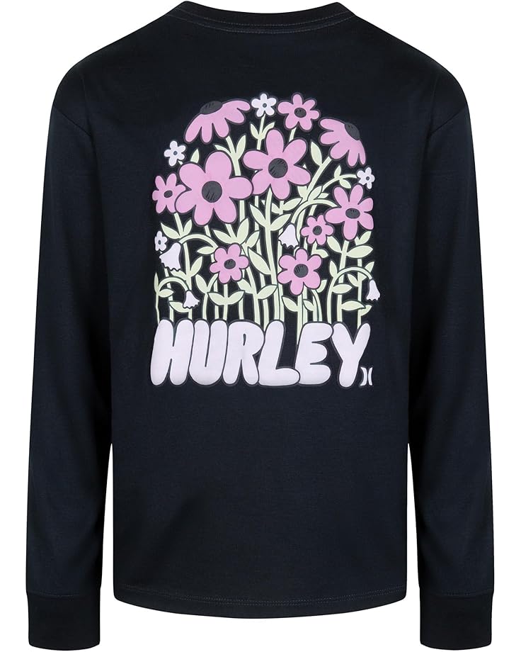 Hurley Kids Flowers Grow Long Sleeve Tee (Big Kid)