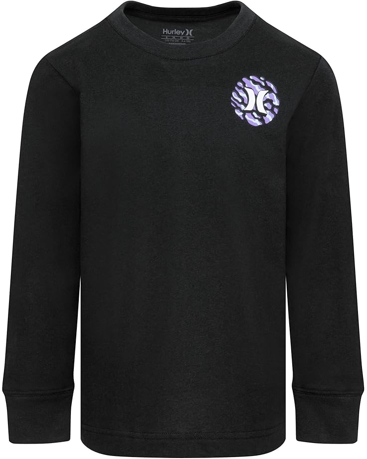 Hurley Kids Shark Warp Long Sleeve Tee (Little Kid)