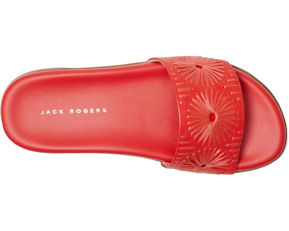 6pm Jack Rogers Somerset Slide - Nappa/Raffia Women's