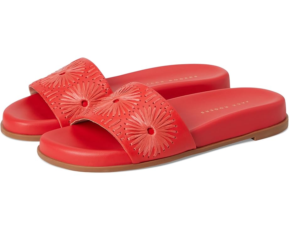 6pm Jack Rogers Somerset Slide - Nappa/Raffia Women's
