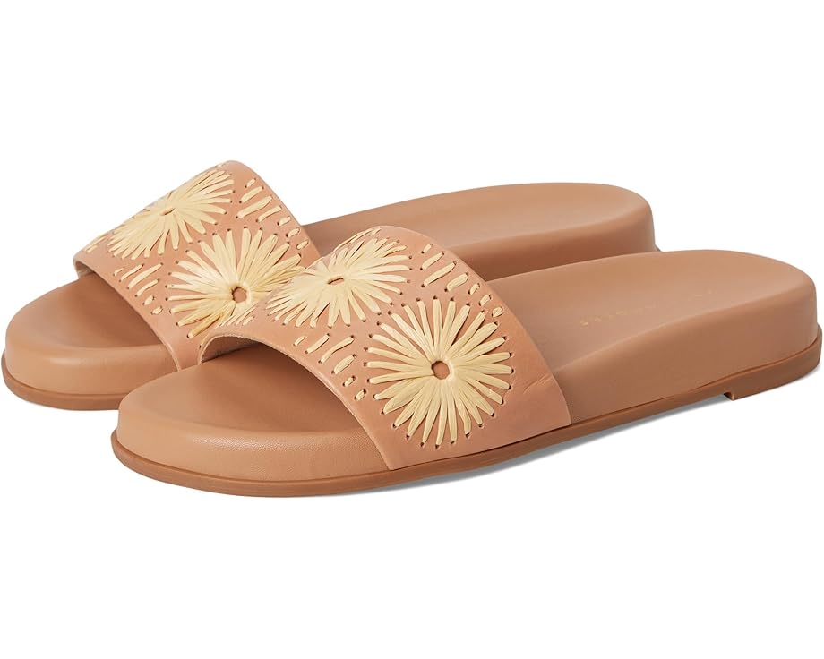 6pm Jack Rogers Somerset Slide - Nappa/Raffia Women's