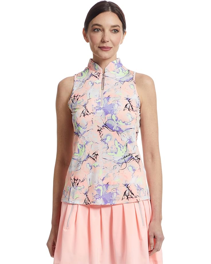 Jamie Sadock Crackle Print Sleeveless Top Women's