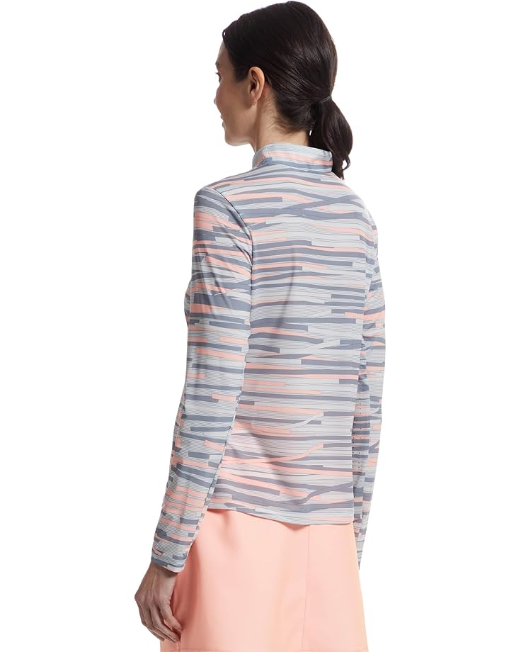 Jamie Sadock Sunsense Chopstix Print Long Sleeve 1/4 Zip Sun Protection Top Women's