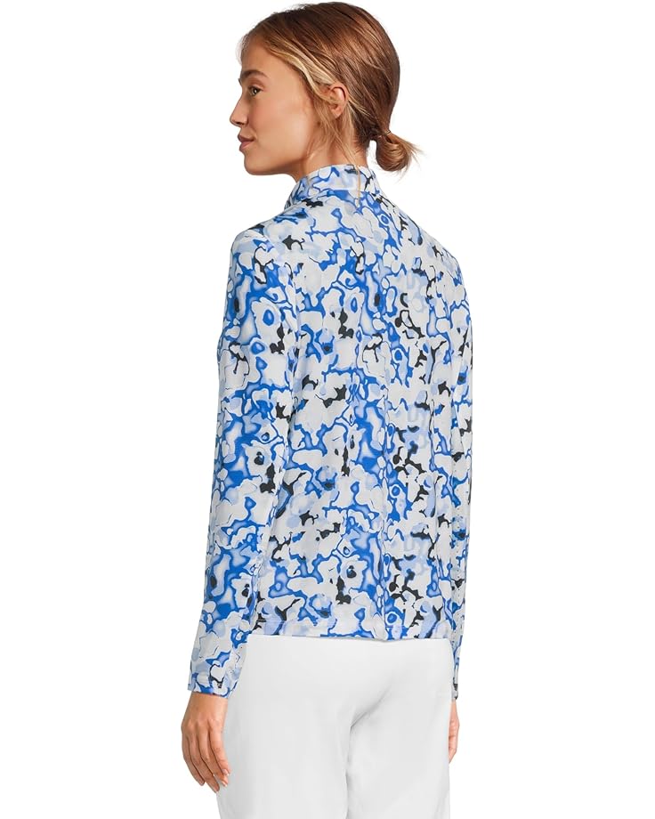 6pm Jamie Sadock Sunsense Dreamscape Print Long Sleeve 1/4 Zip Sun Protection Top Women's