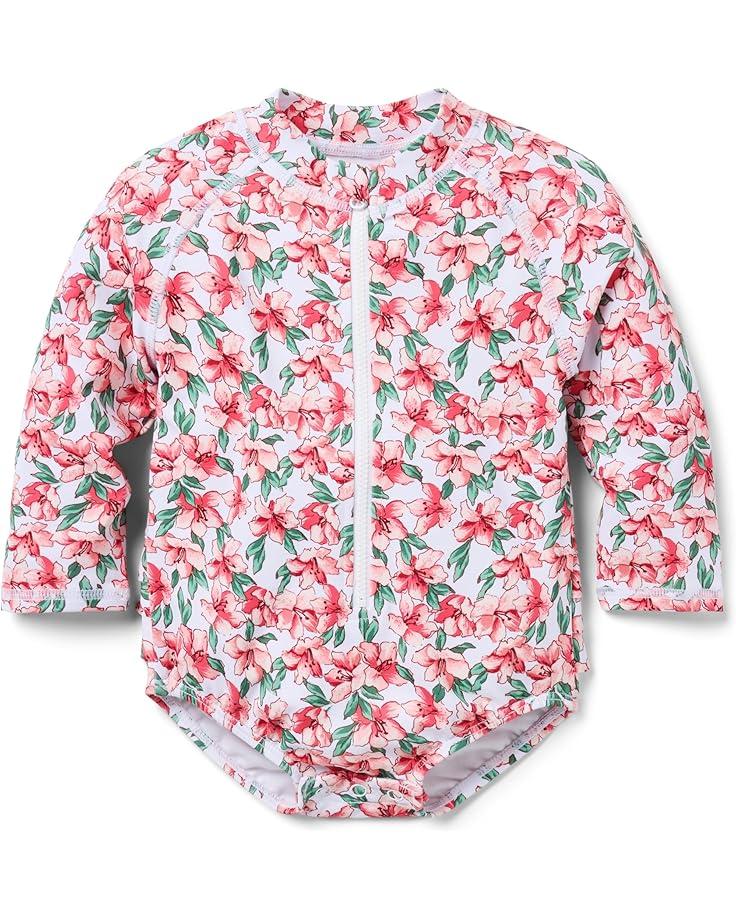 Janie and Jack Baby Girls Floral Rashguard Swim (Infant)