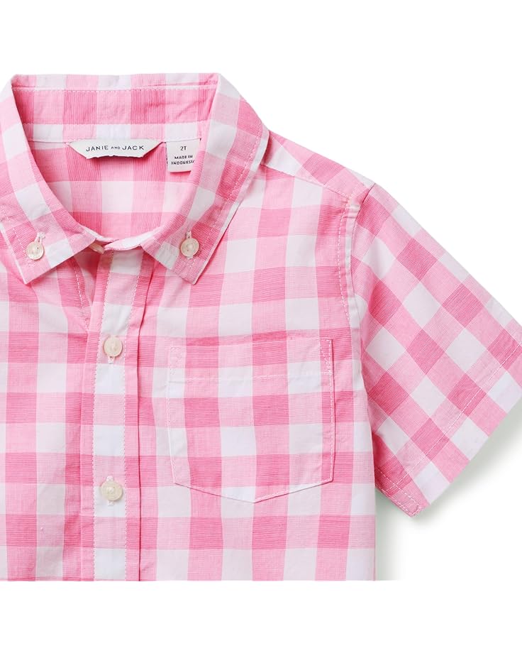 Janie And Jack Boys Gingham Top (Toddler/Little Kid/Big Kid)