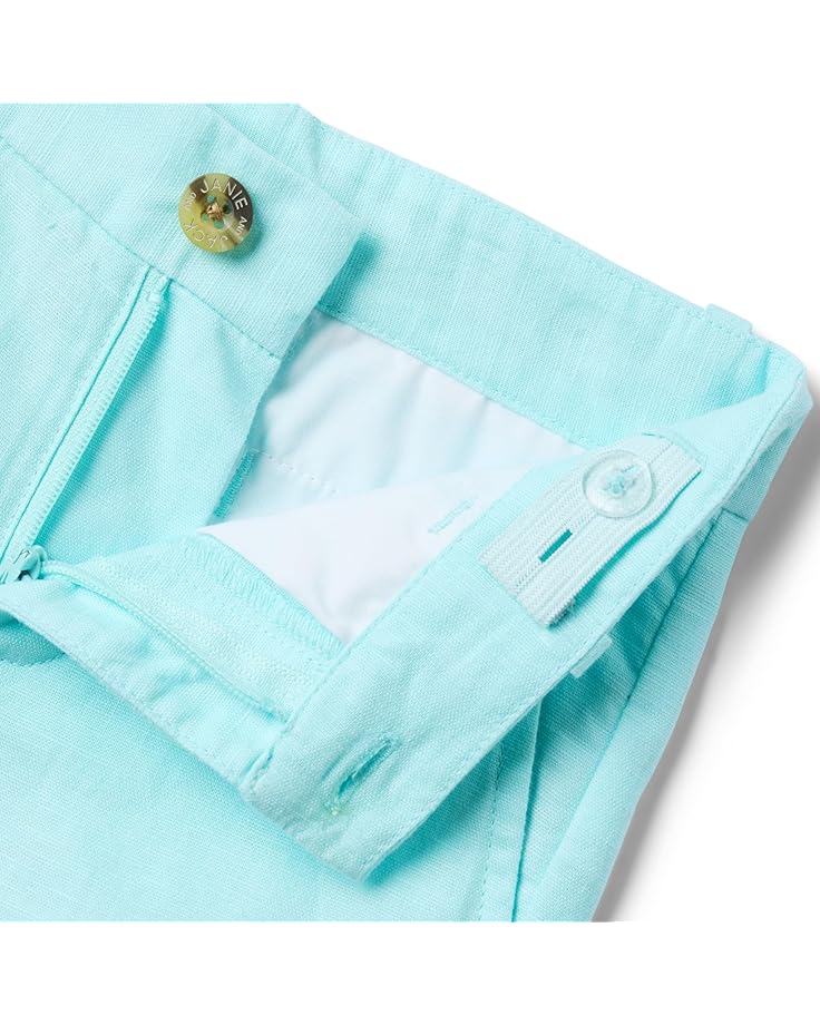 Janie And Jack Boys Linen Flat Front Short (Toddler/Little Kid/Big Kid)