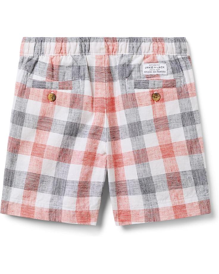 Janie And Jack Boys Pull On Linen Short (Toddler/Little Kid/Big Kid)