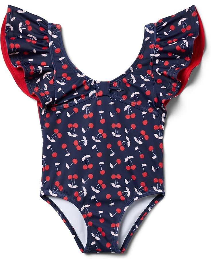 6pm Janie and Jack Cherry Print One-Piece Swimsuit (Toddler/Little Kid/Big Kid)