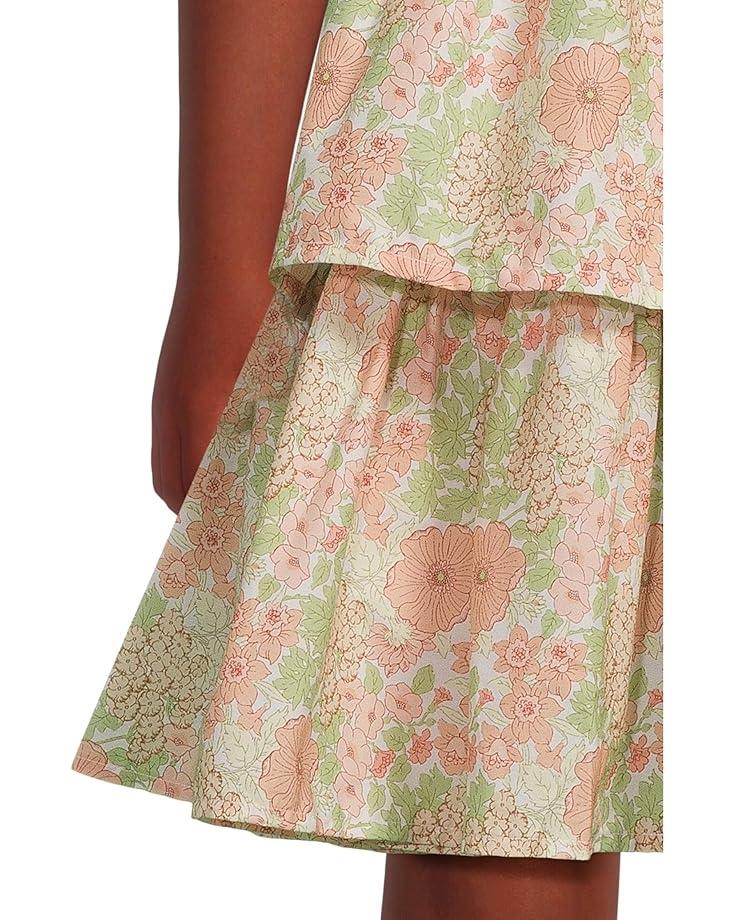 6pm Janie And Jack Floral Mixed Media Dress (Toddler/Little Kids/Big Kids)