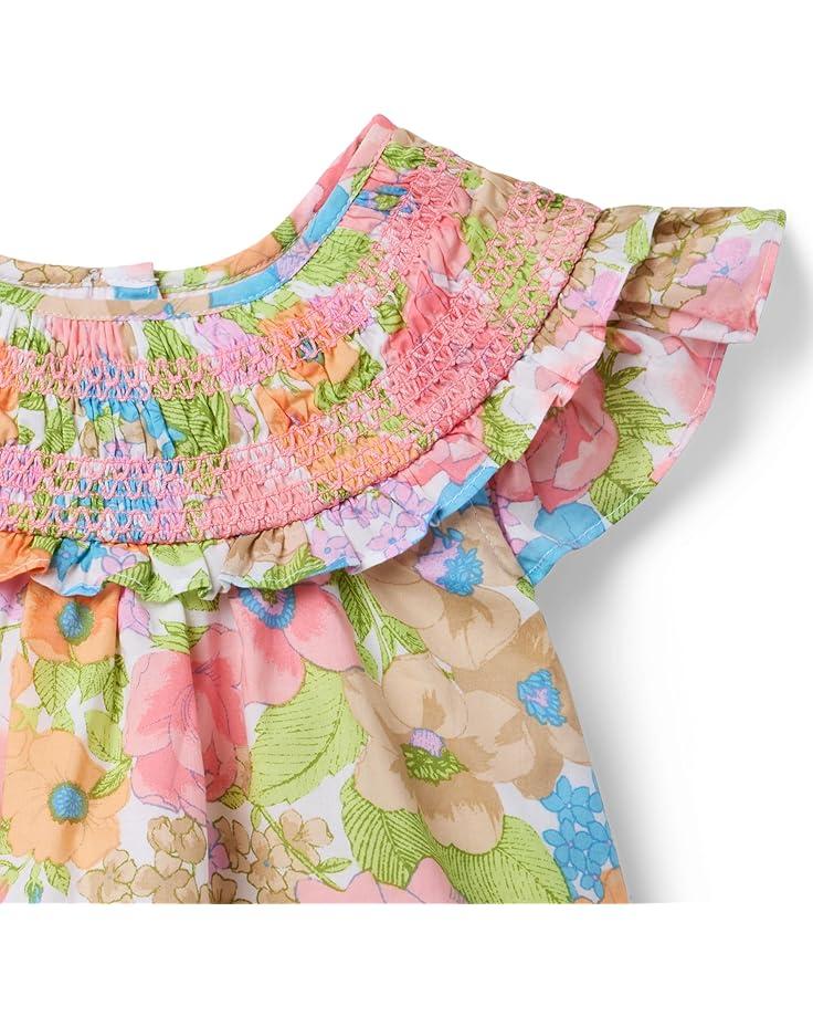 6pm Janie And Jack Floral Smock Neck Top (toddler/Little Kid/Big Kid)