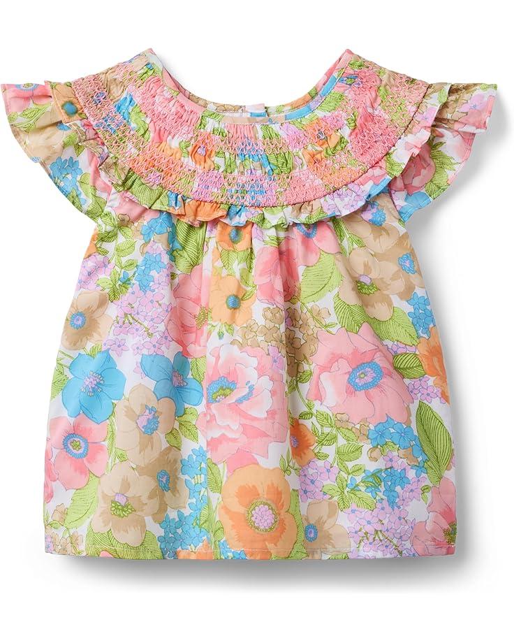 6pm Janie and Jack Floral Smock Neck Top (toddler/Little Kid/Big Kid)